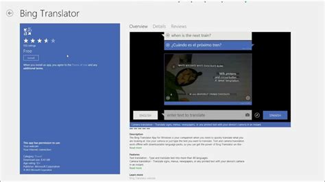 Bing Translator For Windows 8 Youtube