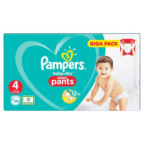 Pampers Baby Dry Pants Size 4 With Air Channels Uk Health