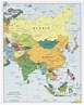 Detailed political map of Asia. Asia detailed political map | Vidiani ...