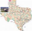 Mapa Político do Texas