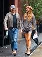 Gerard Butler and girlfriend Morgan Brown carry blueprints in NYC ...