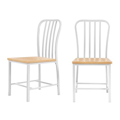 We did not find results for: StyleWell Donnelly White Metal Dining Chair with Natural ...