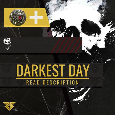 Destiny 2 Darkest Day Emblem Gilded Shell Ps4xboxpc Read