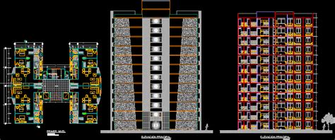 Apartment Building Dwg Section For Autocad Designs Cad
