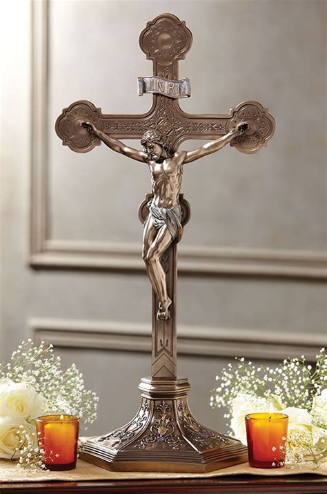 Ornate Standing Crucifix Crosses And Crucifixes Monastery Icons