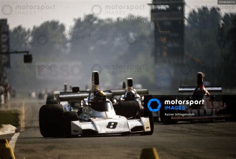Carlos Pace Brabham Bt44 Ford Leads Clay Regazzoni Ferrari 312b3 And