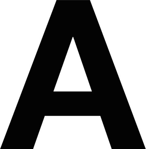 Alphabet A Transparent Image Png Play