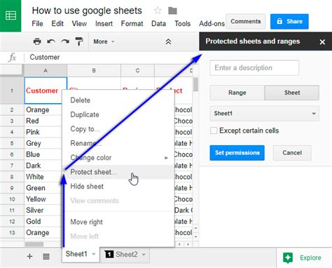 How to password protect a google sheet. Google Sheets basics: share, move and protect Google Sheets