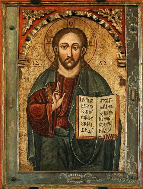 Byzantine Artwork Of Chrystus Pantokrator Photograph By Art Phaneuf