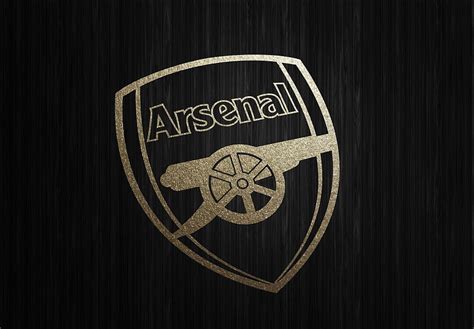 Black Gold Arsenal Logo Hd Wallpaper Pxfuel