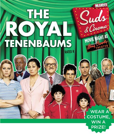 Suds And Cinema The Royal Tenenbaums Suds And Cinema Spokane The