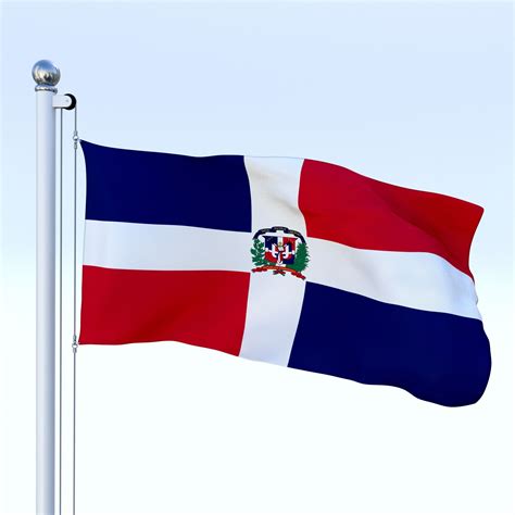Printable Dominican Republic Flag
