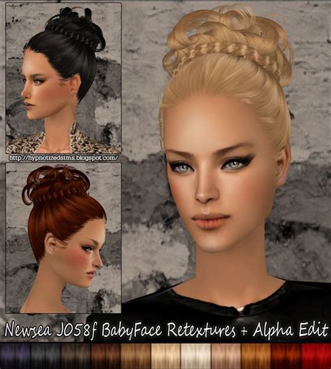Hypnotized Sims Newsea J058f Babyface Retextures Alpha Edit Sims 2