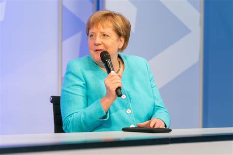 Outgoing German Chancellor Angela Merkels Party Leading Polls Ahead Of