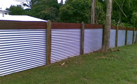 Want to see more backyard fence ideas? Pin by M M on Fence Options | Metal fence panels, Corrugated metal fence, Metal fence gates