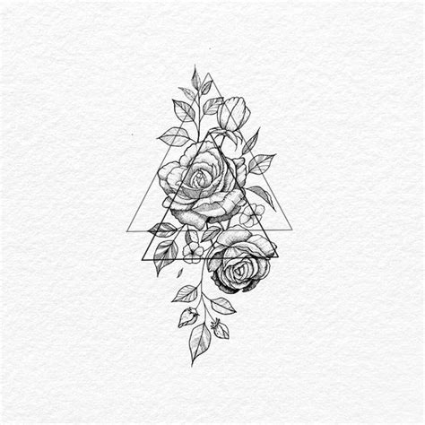 Drawing Flowers Tattoo At Explore Collection Of