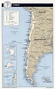 Large Detailed Relief And Political Map Of Chile Chile Large Detailed ...