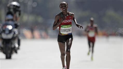 Olympics Rio 2016 Jemima Sumgong Wins Kenyas First Womens Marathon