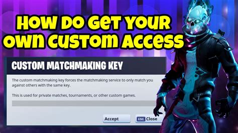 How To Get Custom Matchmaking In Fortnite Youtube