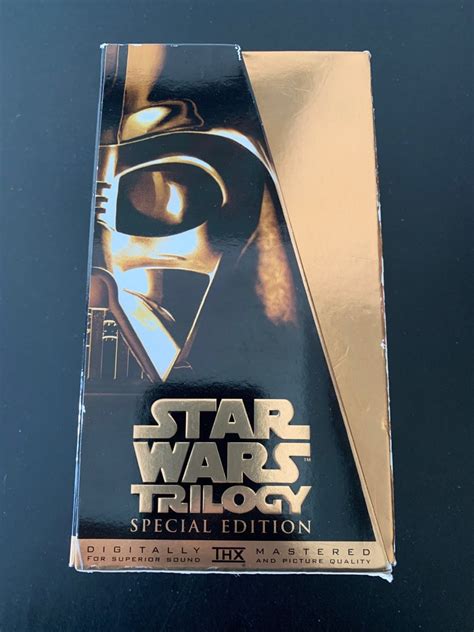 Star Wars Trilogy Vhs Special Edition 1997 Boxed Set Etsy