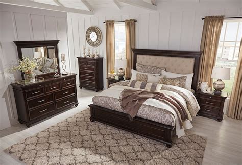 Brynhurst Upholstered Panel Bedroom Set By Signature Design By Ashley