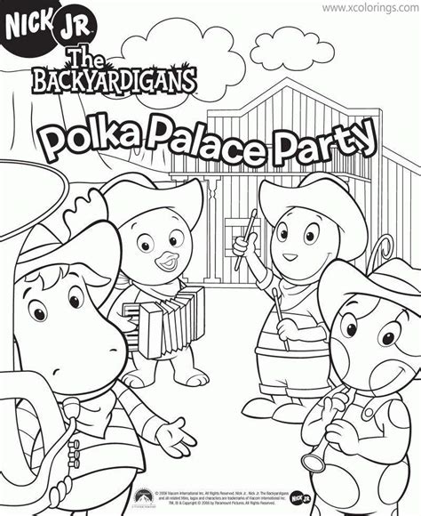 Nick Jr Backyardigans Coloring Pages Coloring Pages