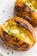 Baked Potatoes on The Grill | Grilled baked potatoes, Grilled potatoes ...