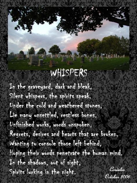 Cemetery Poems