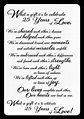 25 years of marriage | 25th wedding anniversary quotes, 25th ...