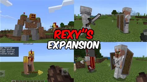 Rexy Expansion Minecraft Pe Addons Mcpe Addons Minecraft Pe