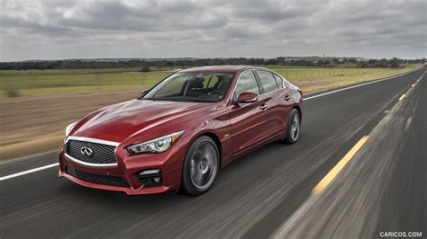 2016 Infiniti Q50 S 30t Red Sport 400 Front Caricos
