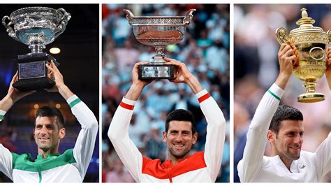 A Look At Each Of Novak Djokovics 2021 Grand Slam Matches Kark