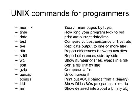 Unixlinux Commands And Shell Programming презентация онлайн