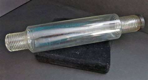 Vintage Glass Rolling Pin Roll Rite Glass Rolling Pin Ribbed Etsy