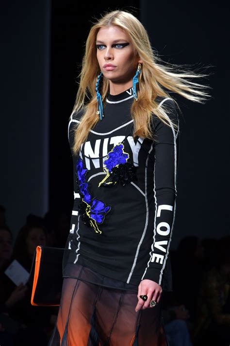 Stella Maxwell Walks The Runway During Milan Fashion Week Versace