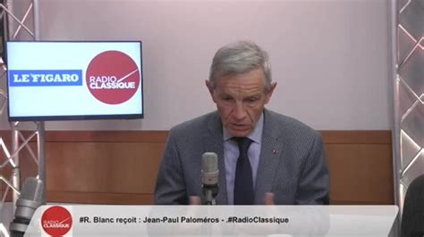 Jean Paul Paloméros était Linvité De La Matinale Radio Classique Le Figaro