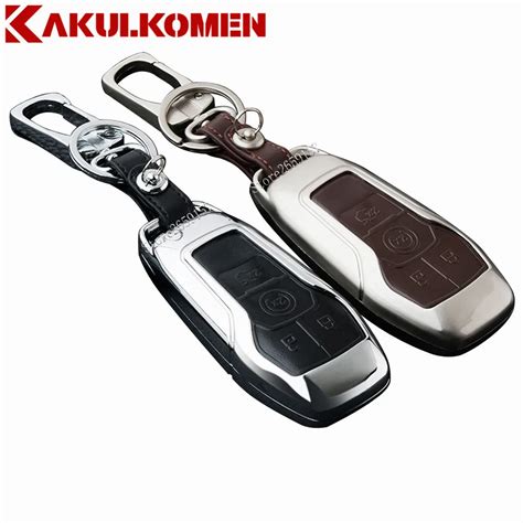 High Grade Zinc Alloy Leather Car Key Fob Case Key Bag For Lincoln Mkz