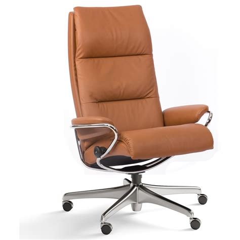 Stressless By Ekornes Tokyo Contemporary High Back Office Chair With
