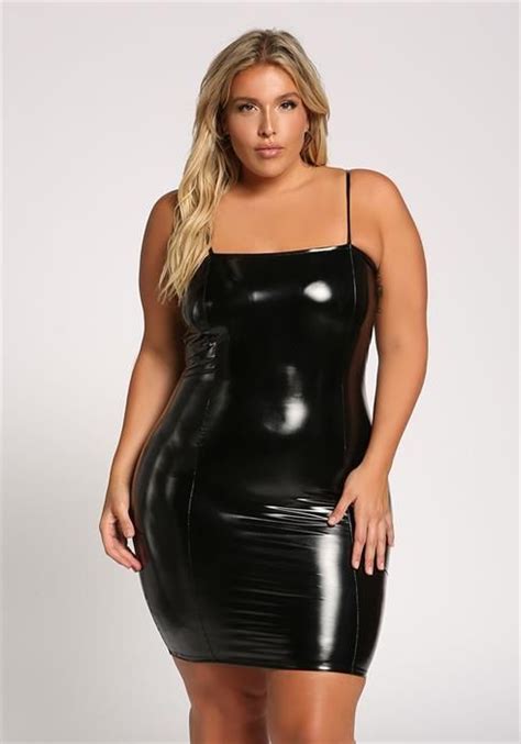 plus size vinyl bodycon dress plus size outfits plus size fashion fashion