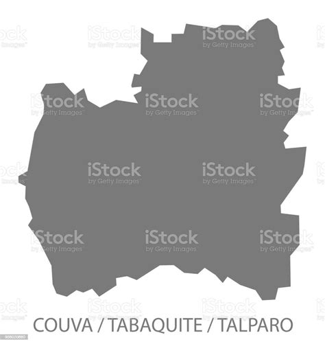 Ilustración De Mapa De Couva Tabaquite Talparo De Trinidad Y Tobago
