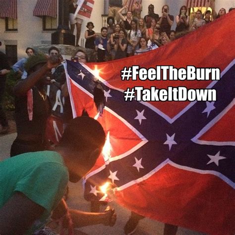 The Hot New Viral Challenge On Social Media Burning The Confederate