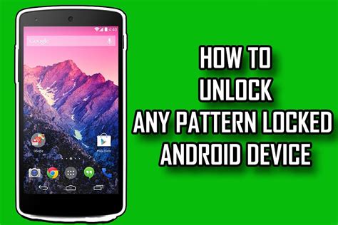 Hack The Android Pattern Lock Without Rooting Youtube