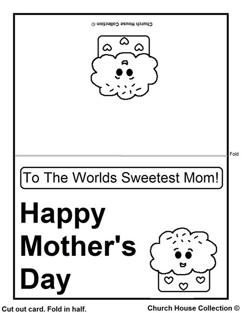Church House Collection Blog Printable Mothers Day Cards For Kids To