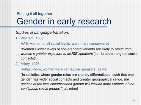 Ppt Speaker Variable Gender Variability In The Speech