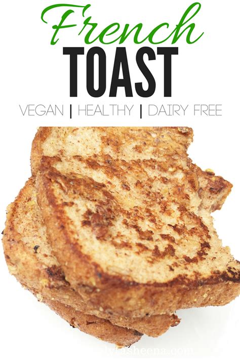 In the meantime, snack foods and canned goods with lots of added salt, sugar, and fats are very bad for you. Vegan French Toast | Vegan french toast, Food, Non ...