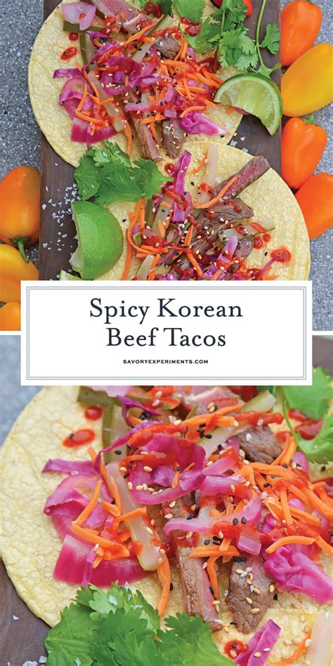 In a medium bowl, combine pear, soy sauce, brown sugar, sesame oil, garlic, ginger and gochujang. Korean Beef Tacos - An Easy Korean BBQ Bulgogi Tacos Recipe