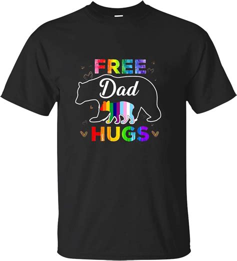 amazon com lgbt dad shirt free dad hugs t shirt lgbt day tee t my xxx hot girl