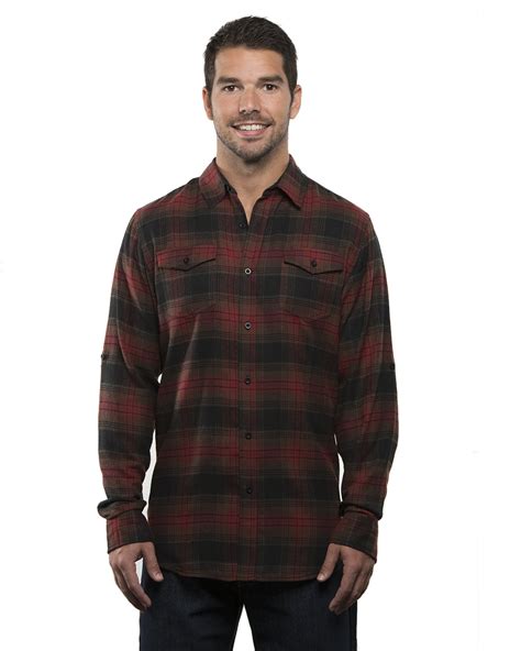 custom work shirts maple avenue men s plaid flannel shirt