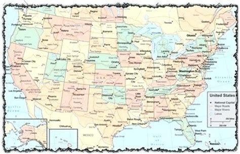 Printable Map Of The Usa With Major Cities Printable Us Maps Images