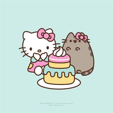 Download Hello Kitty Birthday Cake Sanrio Pfp Wallpaper